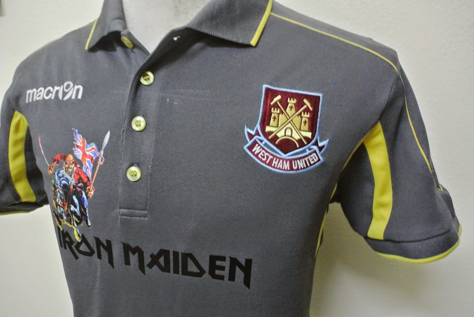 West Ham Iron Maiden Iron Maiden x West Ham Football Shorts Iron