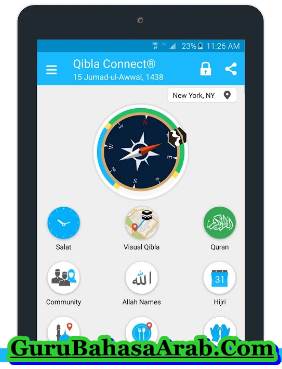 Aplikasi Android Pencari Arah Kiblat