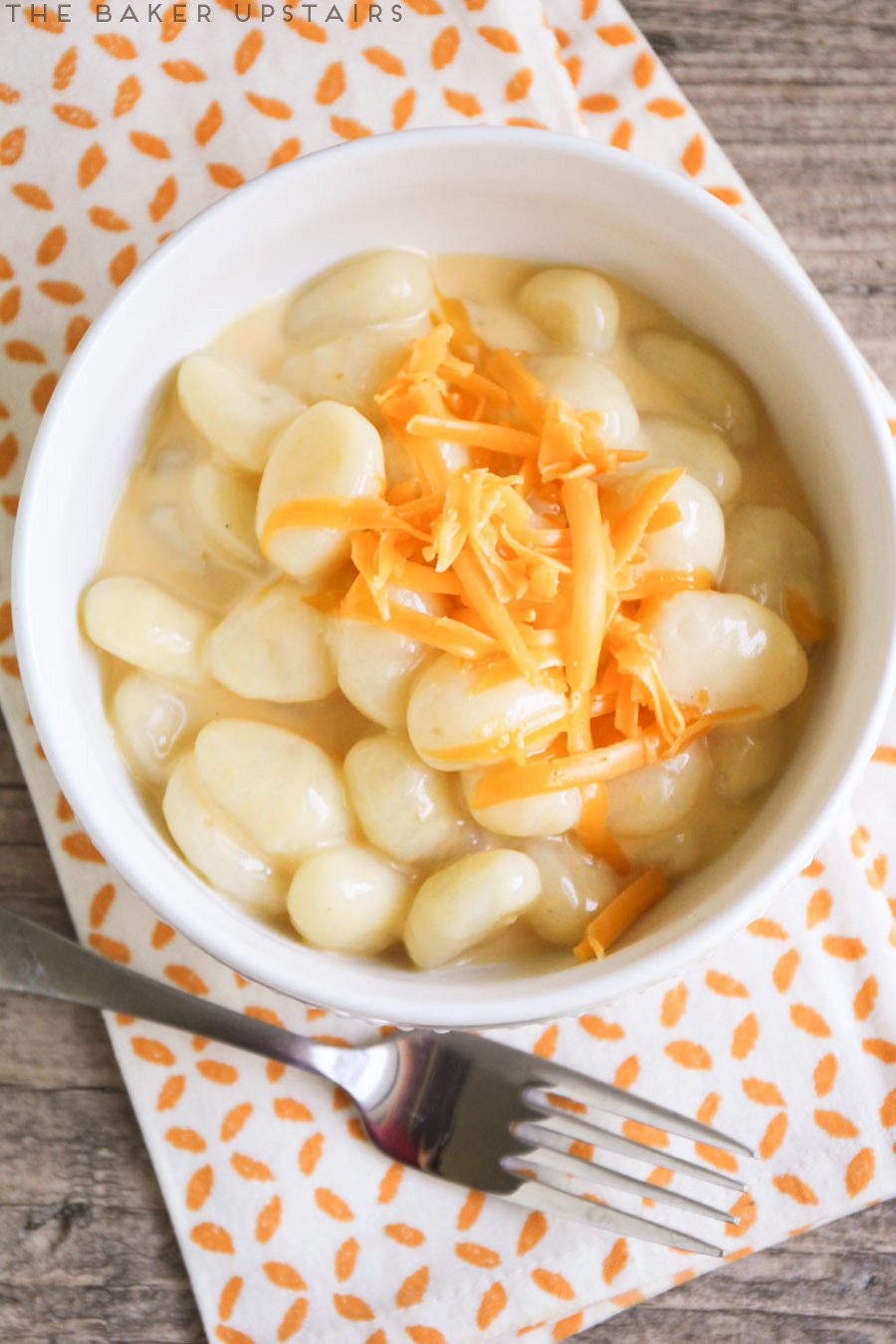 This gnocchi mac and cheese is so quick, cheesy, and delicious!