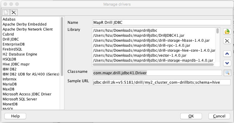 Quickstart For Sql Workbench Connecting To Apache Drill Cluster