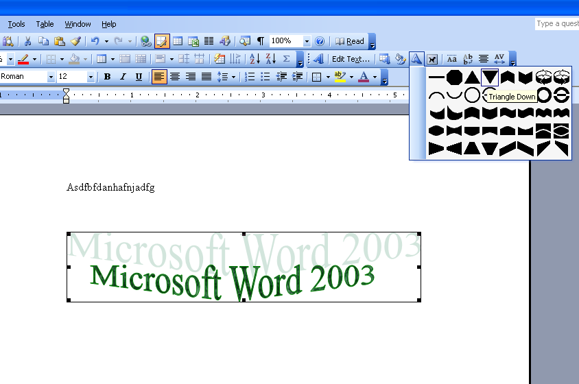 Как сделать текст зеленым. Word 2003. Майкрософт ворд арт. Microsoft Word 2003. Дизайн Word 2003.