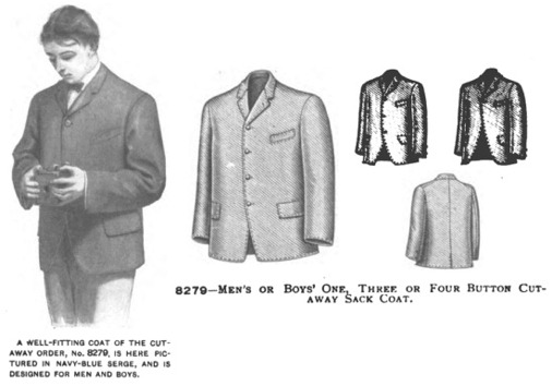 Edwardian Era Clothing: Edwardian Era Men's and Boy's Outerwear - March ...