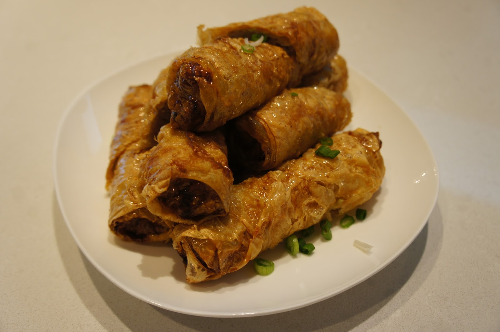 Fried Tofu Skin Rolls