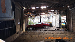 abandoned 1980 camaro z28 barn find atlanta 350 t-tops red random automotive rotting in style