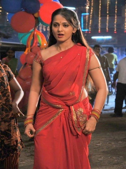 Sweety-shetty-in-red-saree