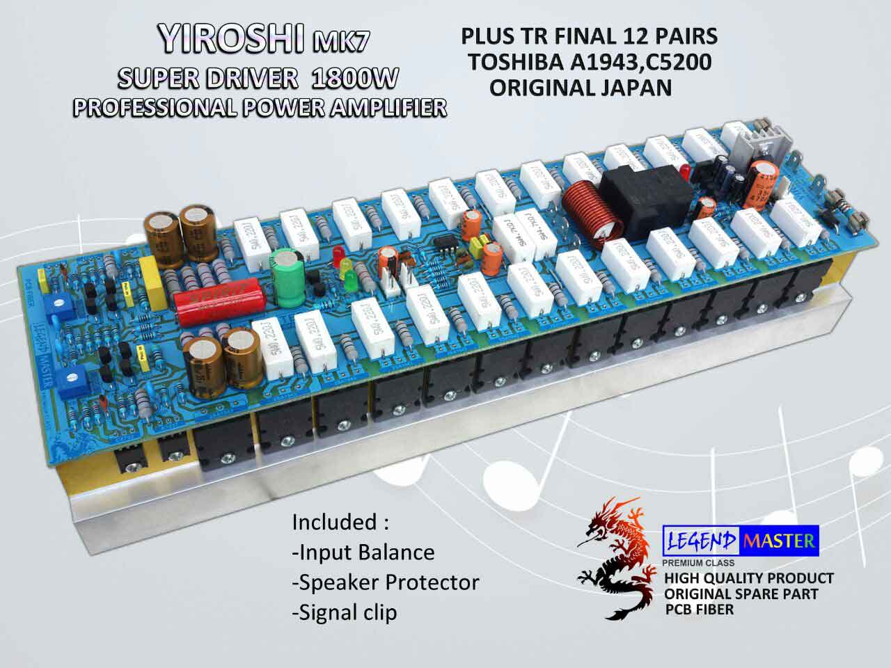 PROFESSIONAL POWER AMPLIFIER SUPER DRIVER 1800WATT | ELECTRONIC PROJECT