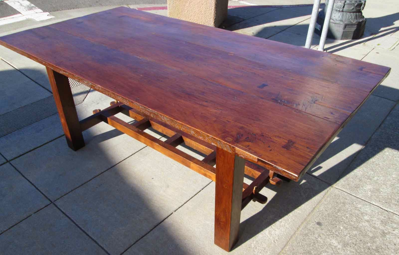 UHURU FURNITURE & COLLECTIBLES SOLD Indonesian Mahogany Table from