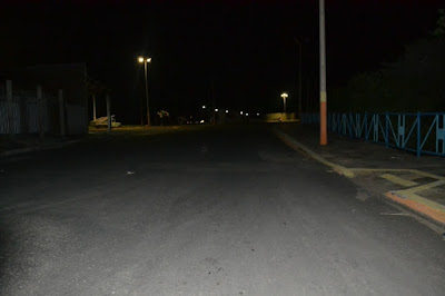 Escuridão na entrada de Macau