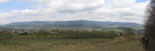Panorama Beskidu Małego.