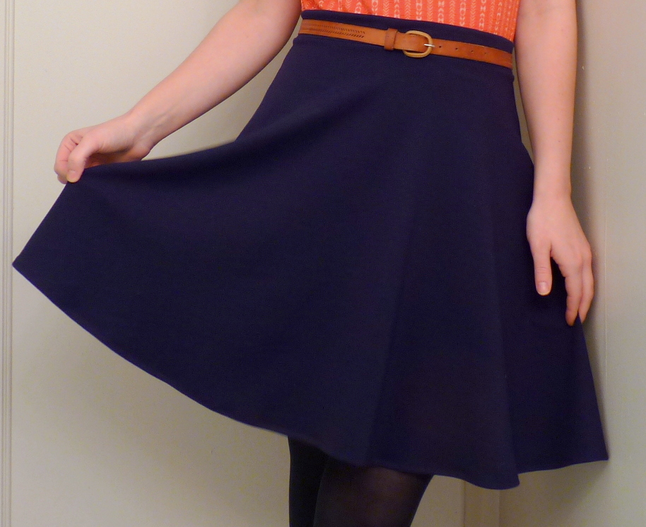 four square walls: half-circle skirt: best thing i've ever sewn