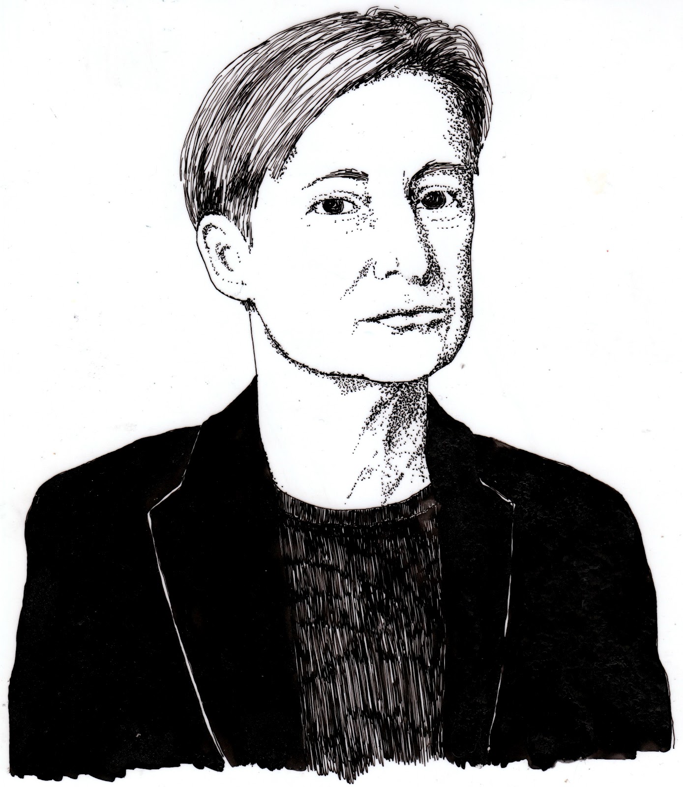 Caitlin Hinshelwood Portrait T-Shirts: Judith Butler