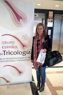 La dermatóloga Marisol Contreras (Reunión Tricología)