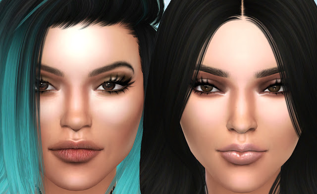 Kendall and Kylie Jenner Sims 4
