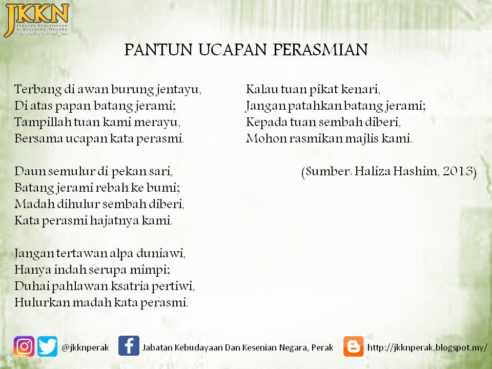 Pantun Jemputan Ucapan - Gambaran