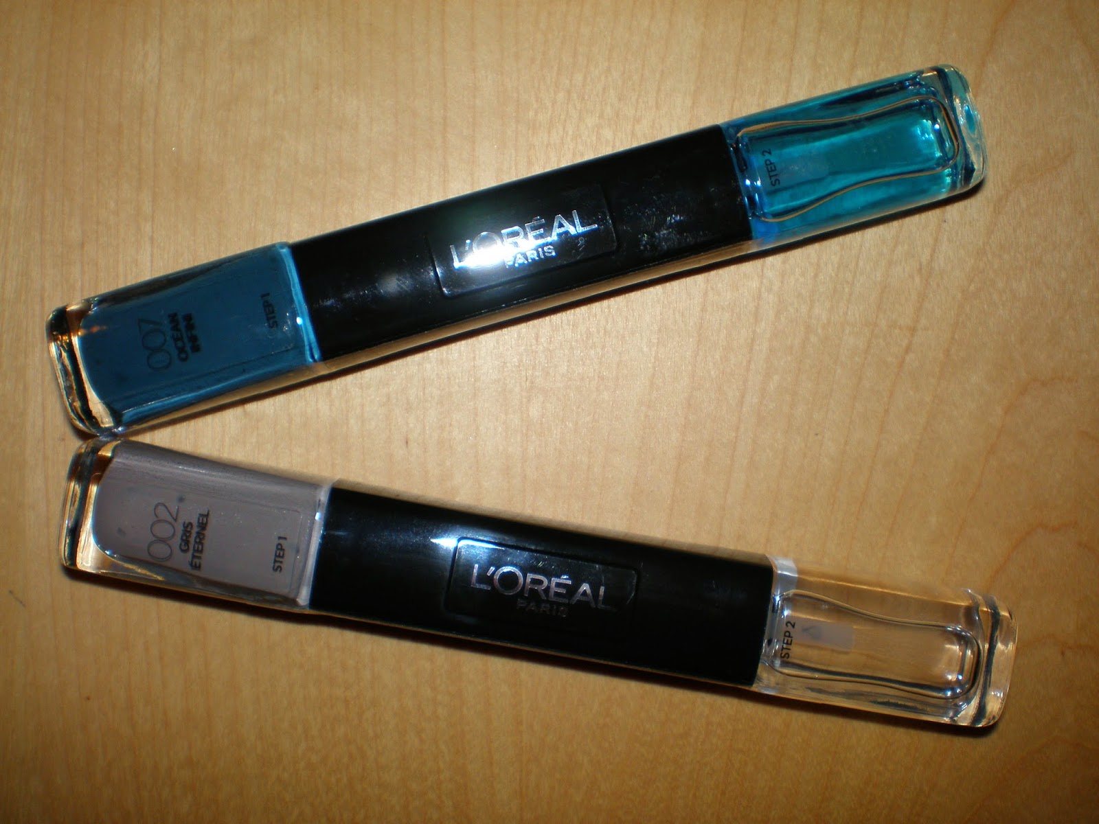 L'oreal infallible in Gris Eternel and Ocean Infini