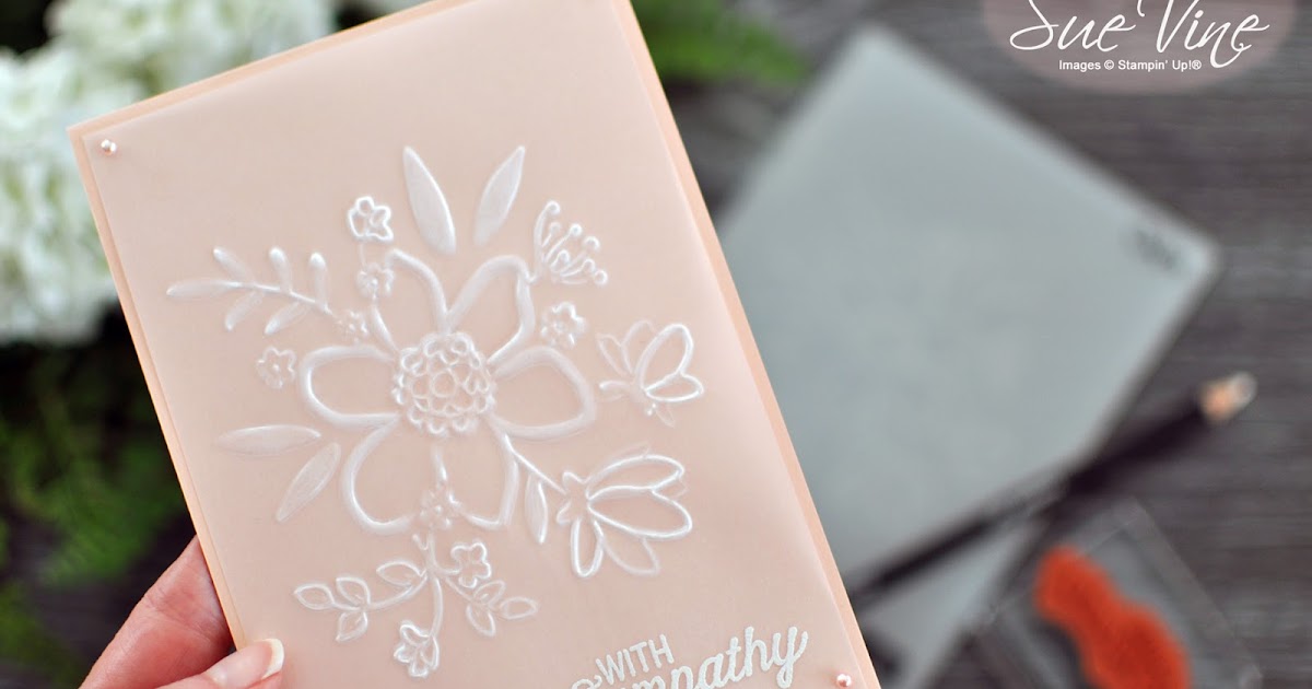 Dry Embossing with Vellum