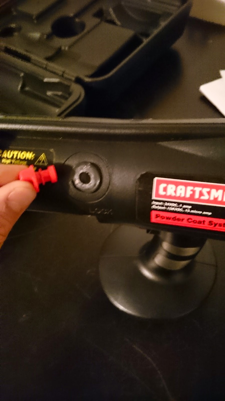 craftsman powder coating gun review broken