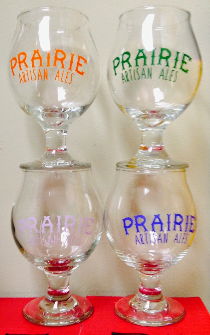 The Wine and Cheese Place Prairie Artisan Ales glassware