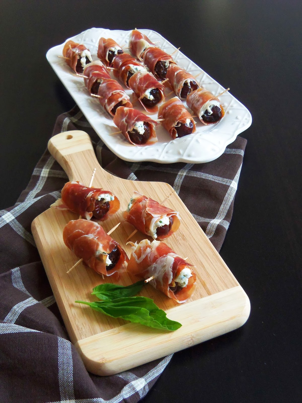 Simply Romanesco Goat Cheese Stuffed Dates