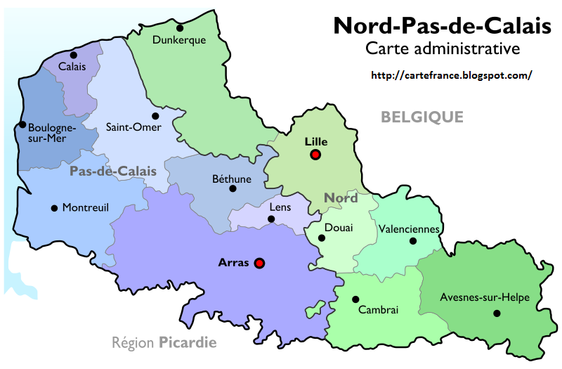 Carte Nord Pas de Calais Departement Carte France Département Région Carte Nord Pas de Calais Departement Carte France Département Région