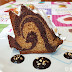 Bundt cake marmolado de chocolate y mantequilla de cacahuete