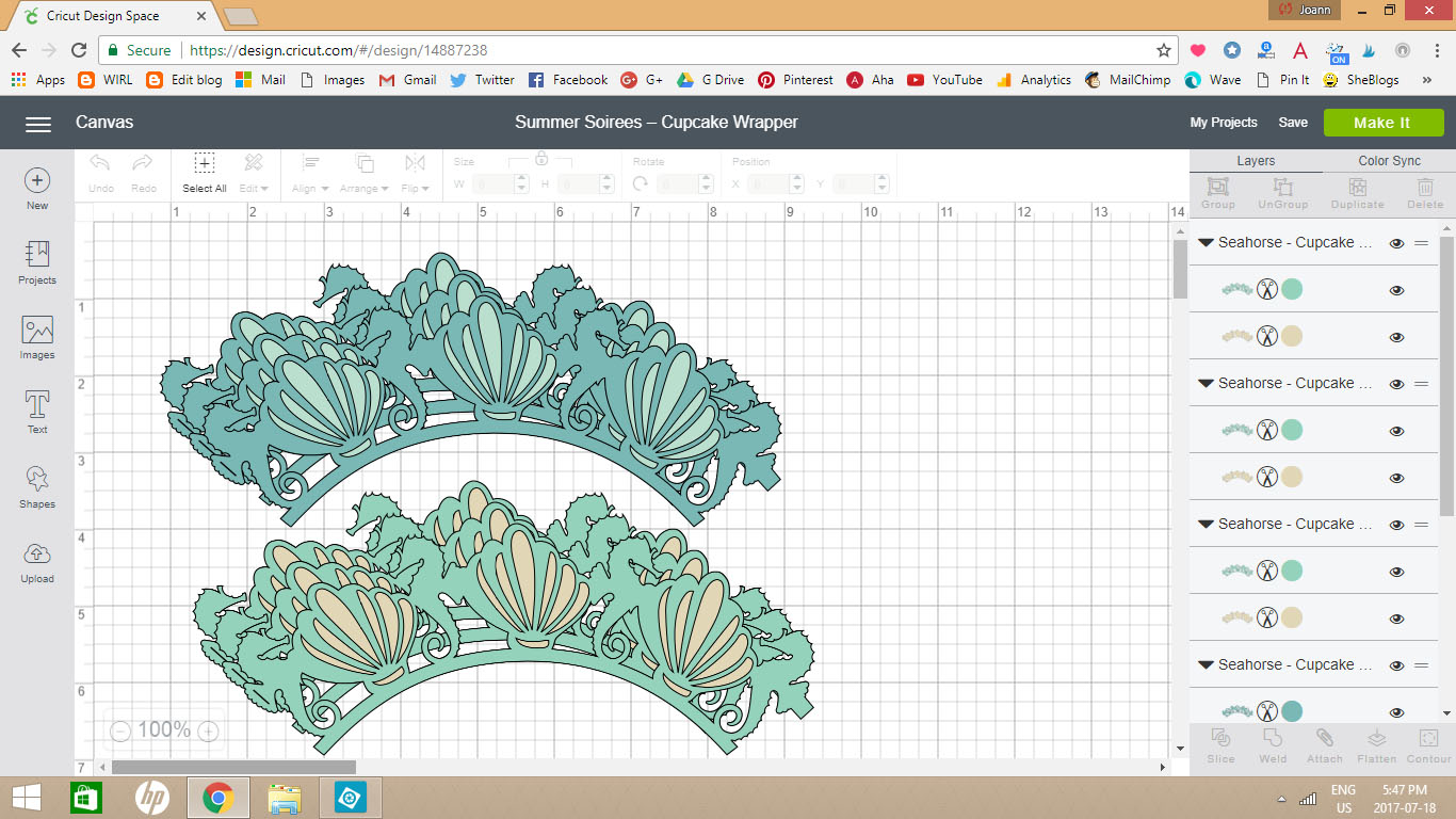 Woman in Real Life Seahorse Cupcake Wrappers &amp; A Big