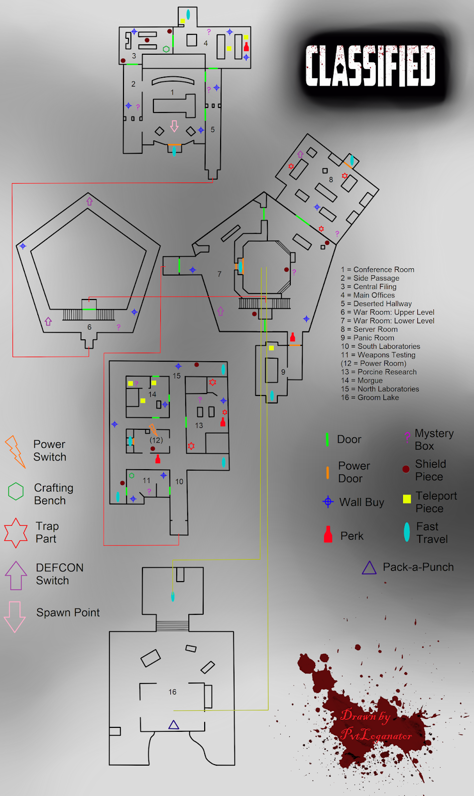 Zombified Call Of Duty Zombie Map Layouts, Secrets
