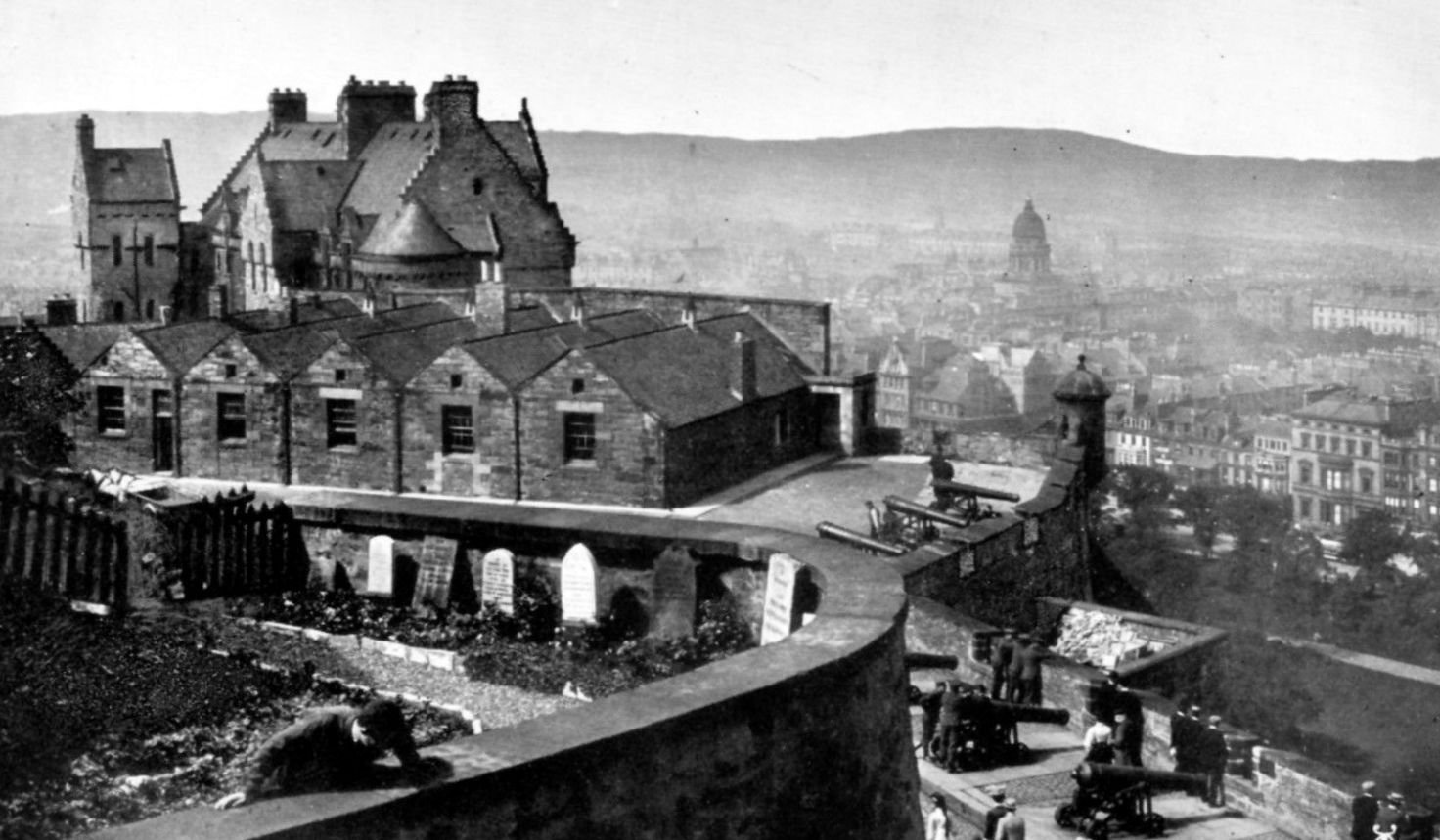 Tour Scotland Old Photograph Hospital Edinburgh Castle Scotland