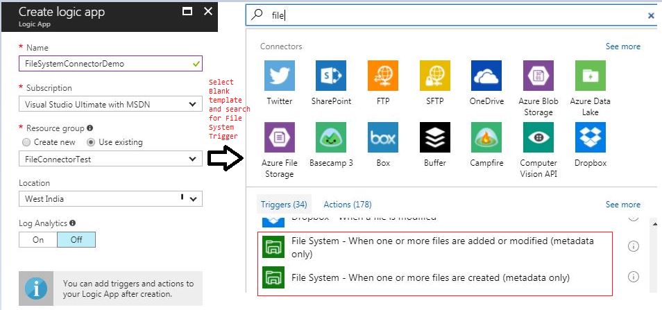 Getting Started with Logic Apps - File Routing | Connect to On Premise