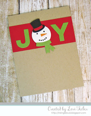 Joy card-designed by Lori Tecler/Inking Aloud-dies from My Favorite Things