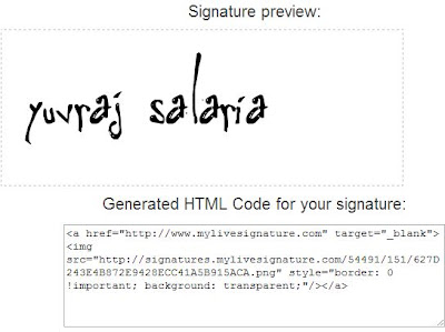 create your name signature