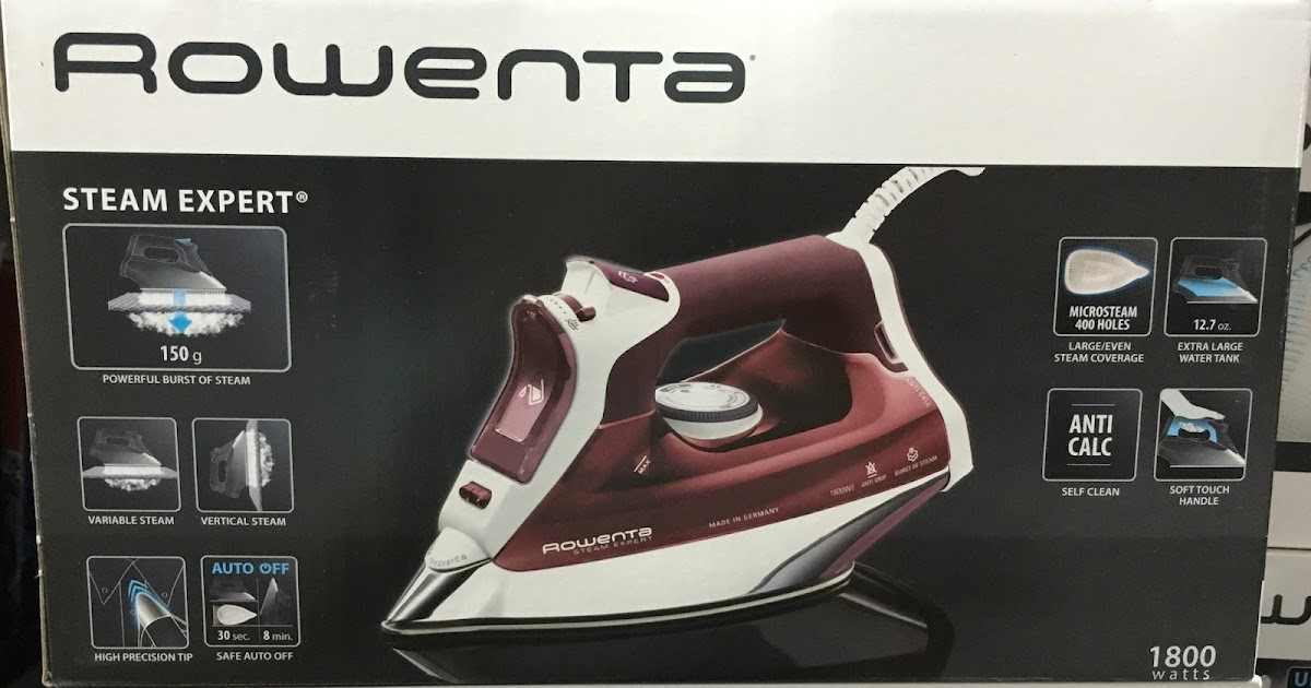 rowenta pro steam iron costco