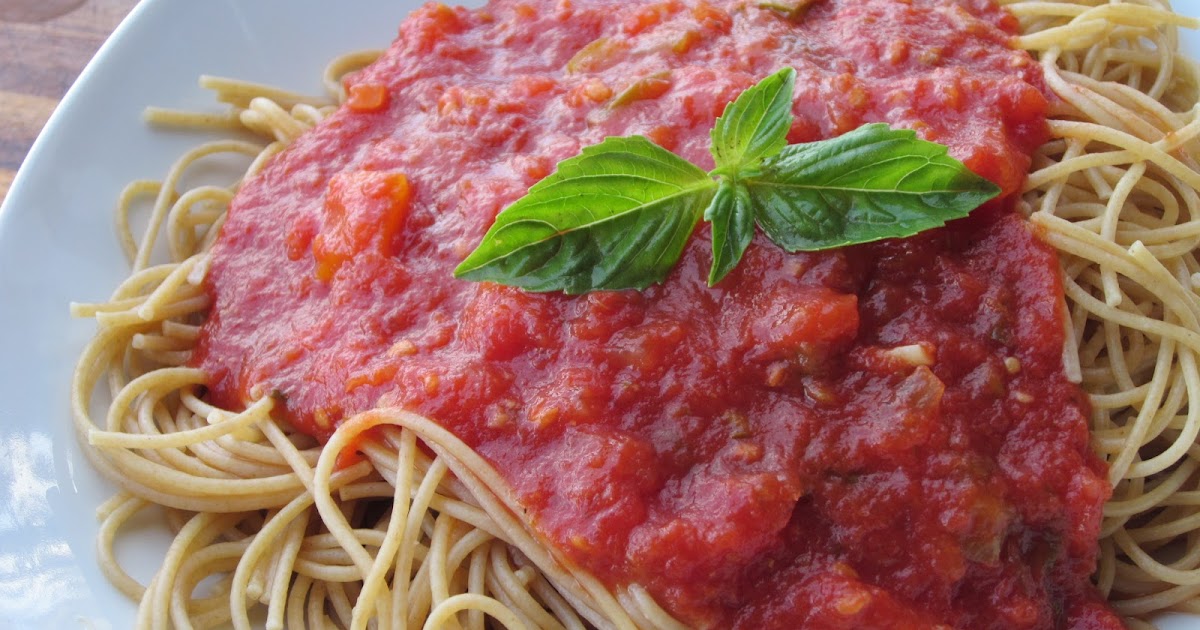 Sweet Luvin' In The Kitchen: Fresh Spaghetti Sauce