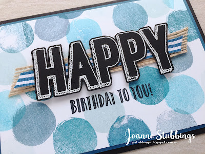 Jo's Stamping Spot - ESAD 2018 Retirement List Blog Hop using Happy Celebrations by Stampin' Up!