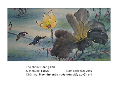tranh thủy mặc Hoàng Văn Giang tranh thủy mặc Hoàng Văn Giang