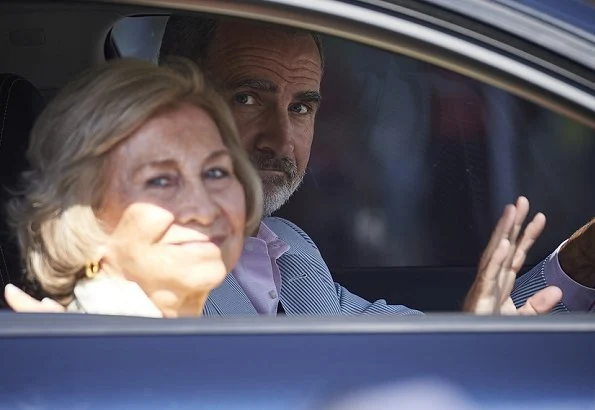 King Felipe went to Quiron University Hospital with his mother, Queen Sofia