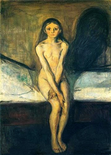 La Pubertà di Munch: l&#39;essenziale in un quadro