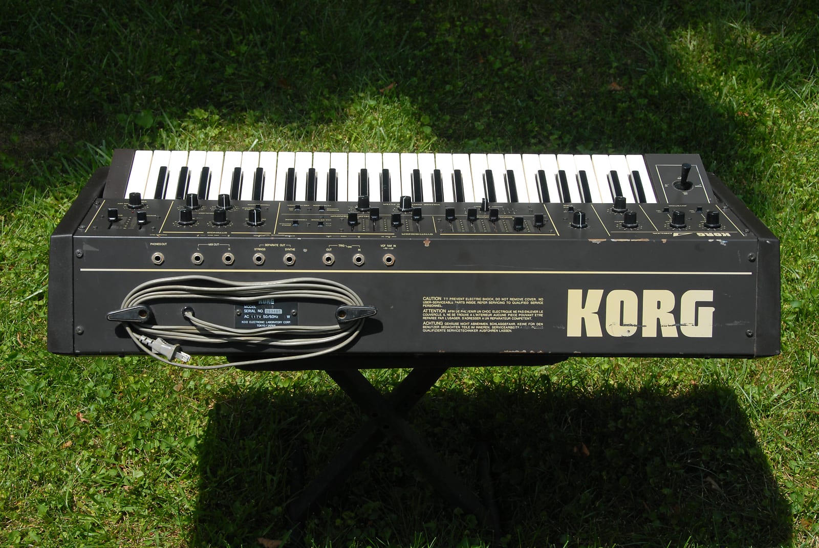 MATRIXSYNTH: Korg Delta vintage string synthesizer SN 283481
