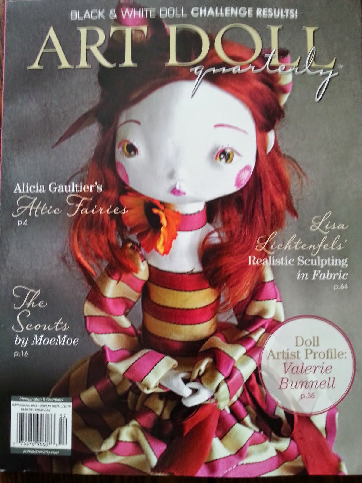Featured in Art Doll Quarterly