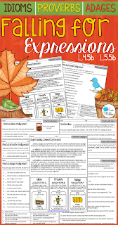 Teaching Idioms, Proverbs & Adages - L.4.5b / L.5.5b