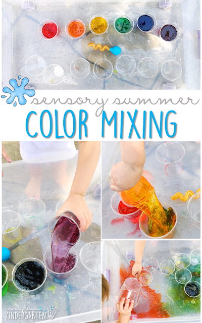 Switch up your water table or water filled sensory bin with these 10 play ideas. Perfect activities for summer tot school, preschool, or kindergarten!