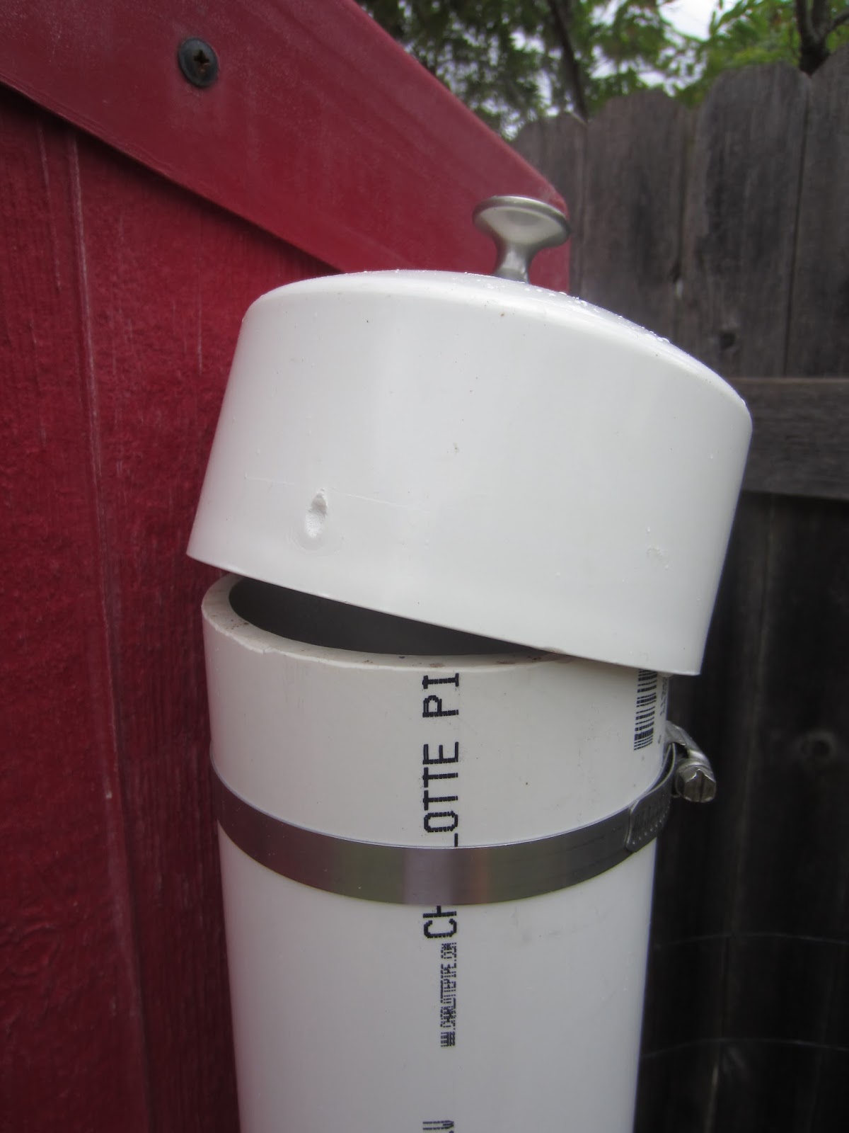 Micah brews. Calily cooks. DIY Chicken water dispenser with nipples