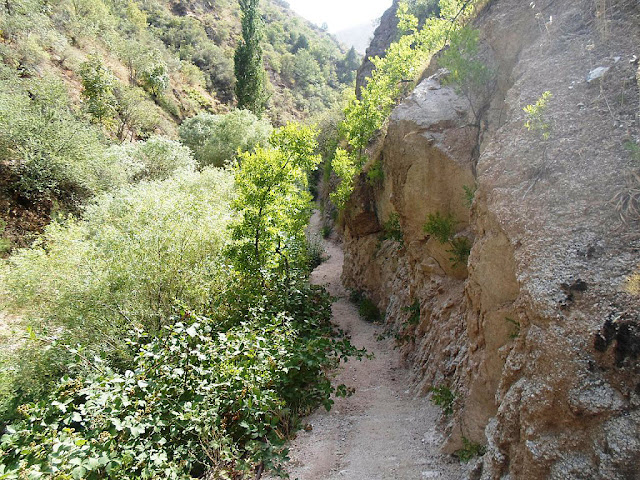 Hiking to the waterfalls in Begar, Varzob Gorge, Tajikistan