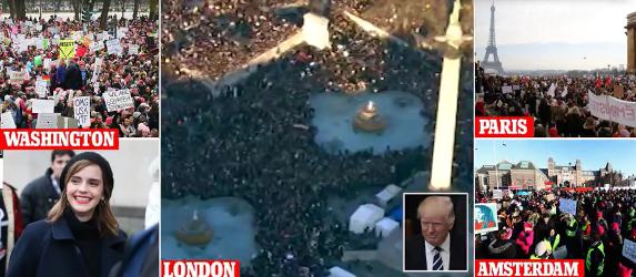 2 Wow! Millions of people around the world protest against Donald Trump's presidency (photos)