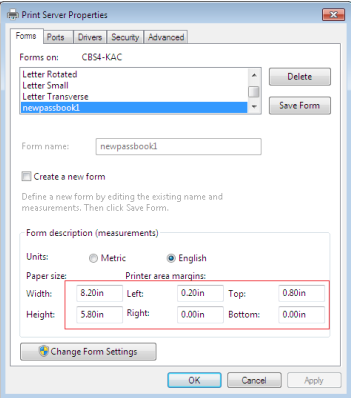 passbook printer epson