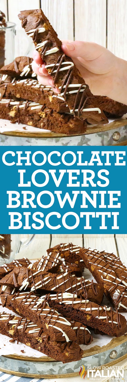 Chocolate Lovers Brownie Biscotti (With Video)