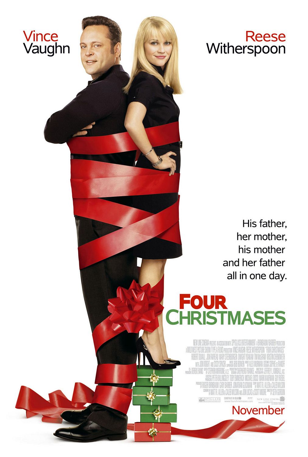 Movie Review: "Four Christmases" (2008)