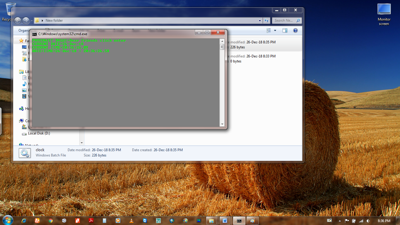 How to Make a clock for your laptop and computer without any software