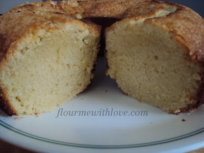 Cream cheese mixed with butter, sugar, eggs, flour & vanilla baked into a delicious & dense pound cake!   