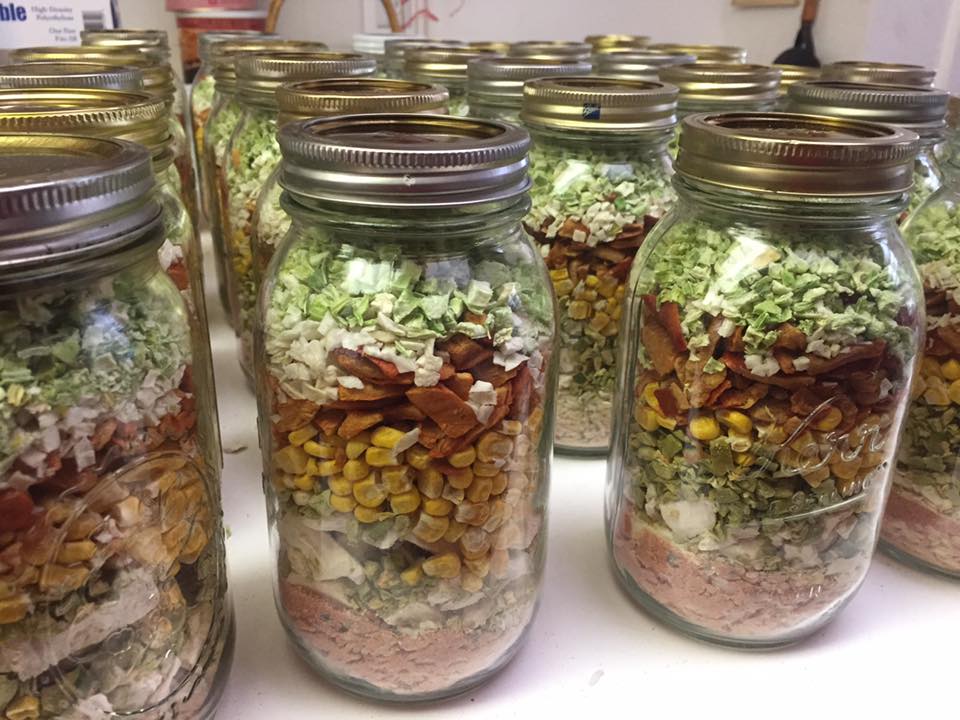 Chicken & Rice Soup in a jar